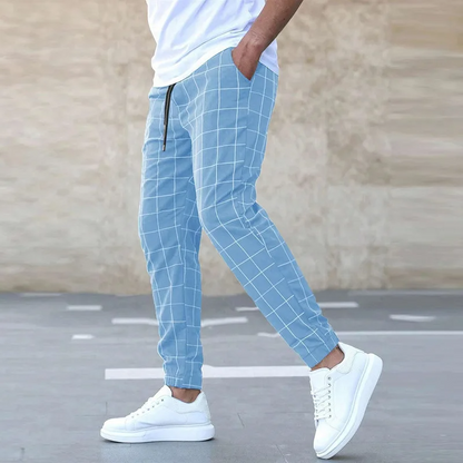 Gino – Chic Checkered Joggers