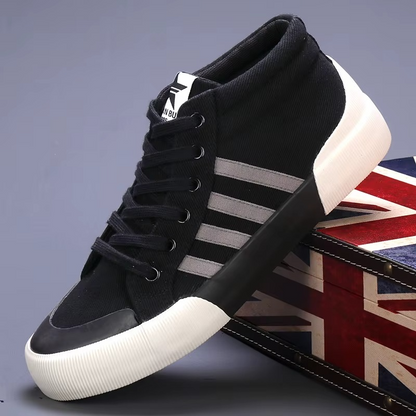 Heritage High Top Canvas Trainers