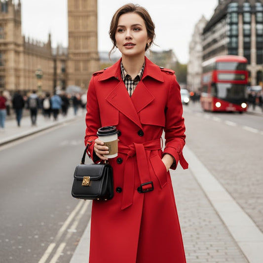 Heritage Check-Lined Trench Coat