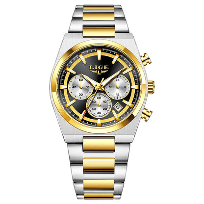 LIGE Heritage Chronograph Watch