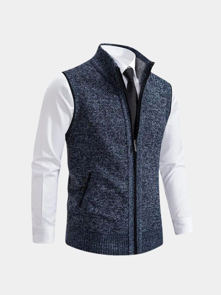 The Windsor – Heritage Full-Zip Knit Gilet