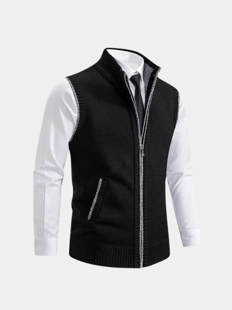 The Windsor – Heritage Full-Zip Knit Gilet