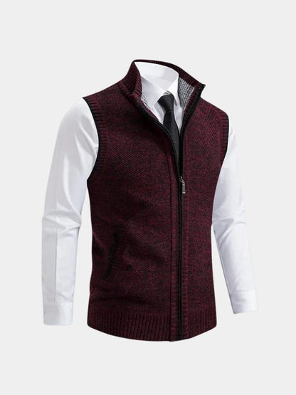 The Windsor – Heritage Full-Zip Knit Gilet