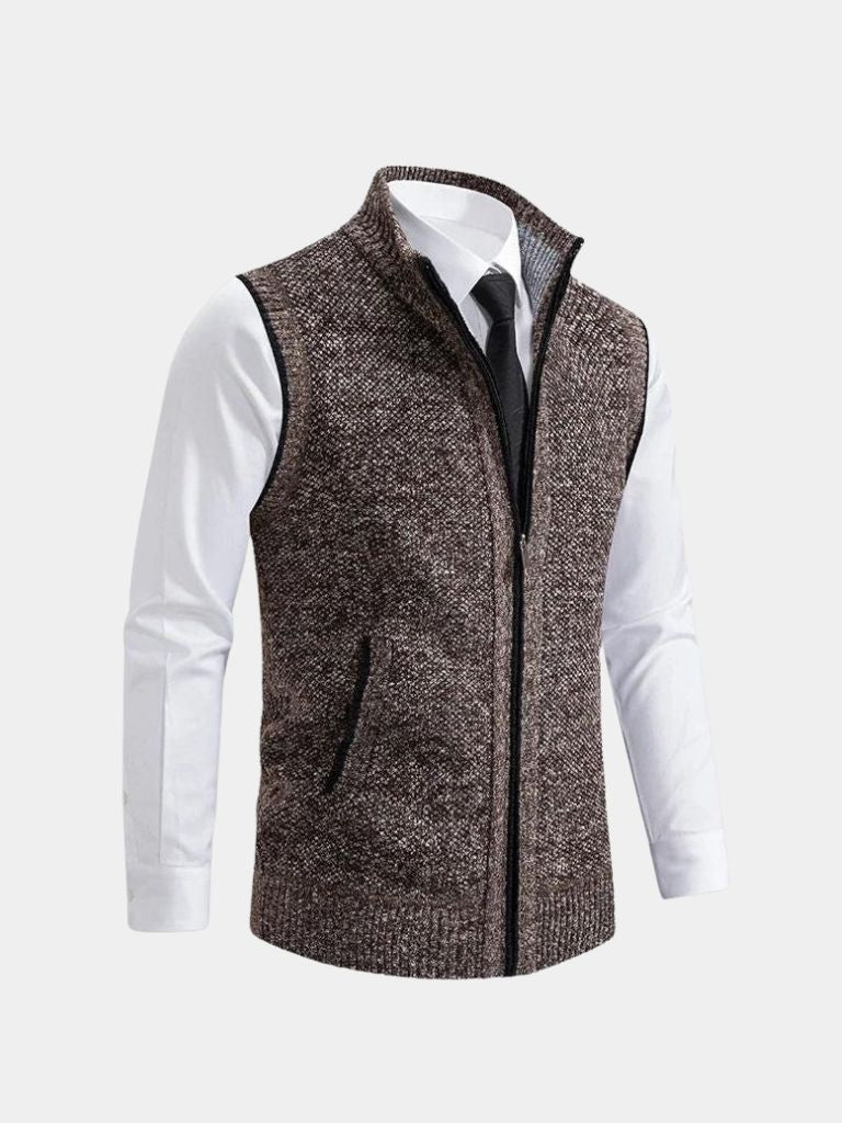 The Windsor – Heritage Full-Zip Knit Gilet