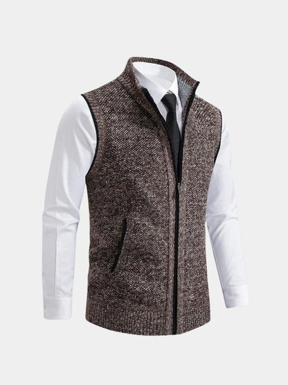 The Windsor – Heritage Full-Zip Knit Gilet
