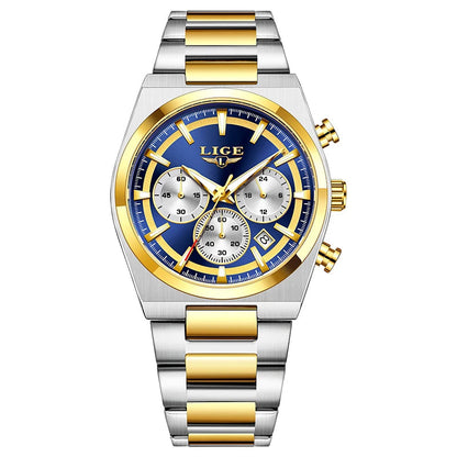 LIGE Heritage Chronograph Watch