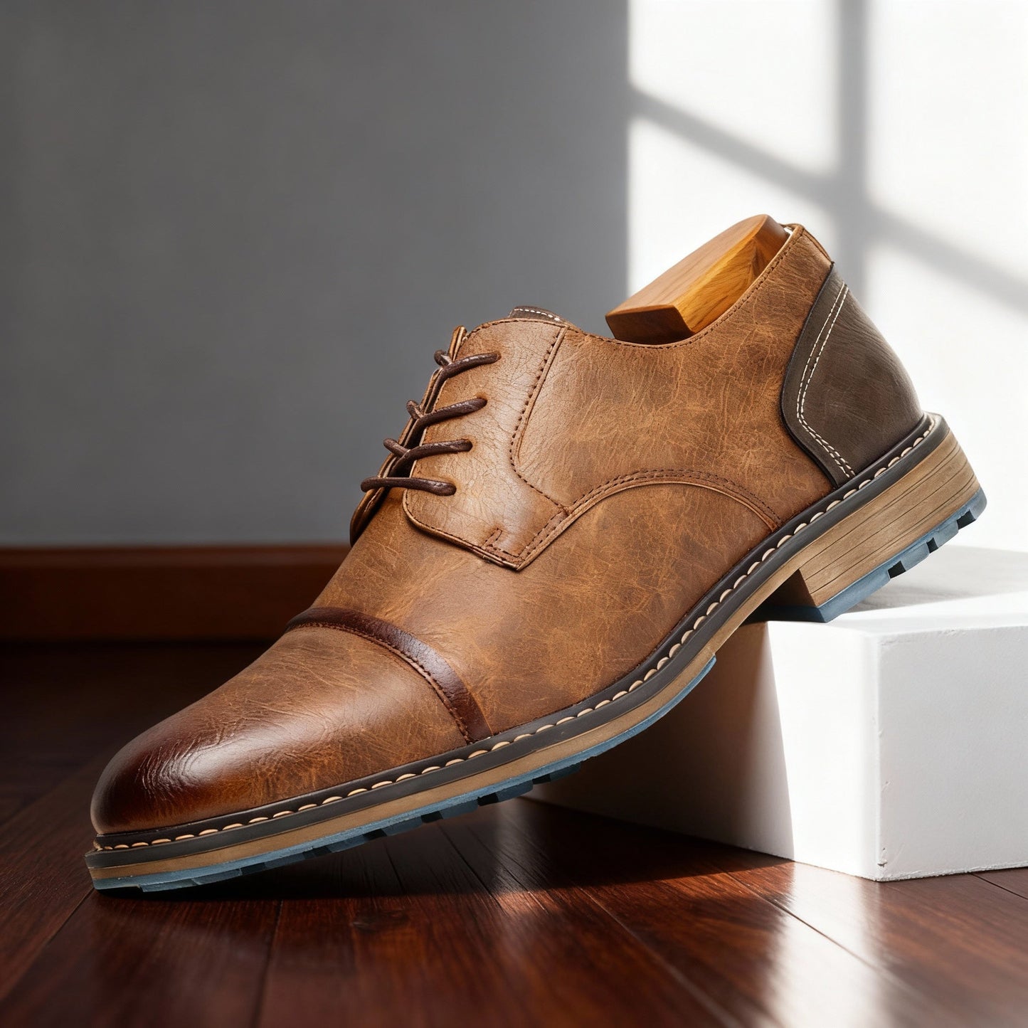 The Bloomsbury™ – Grained Leather Derbies