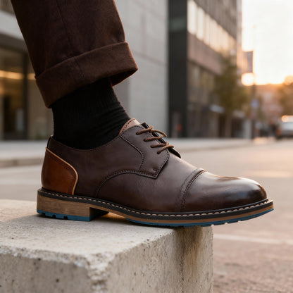 The Bloomsbury™ – Grained Leather Derbies