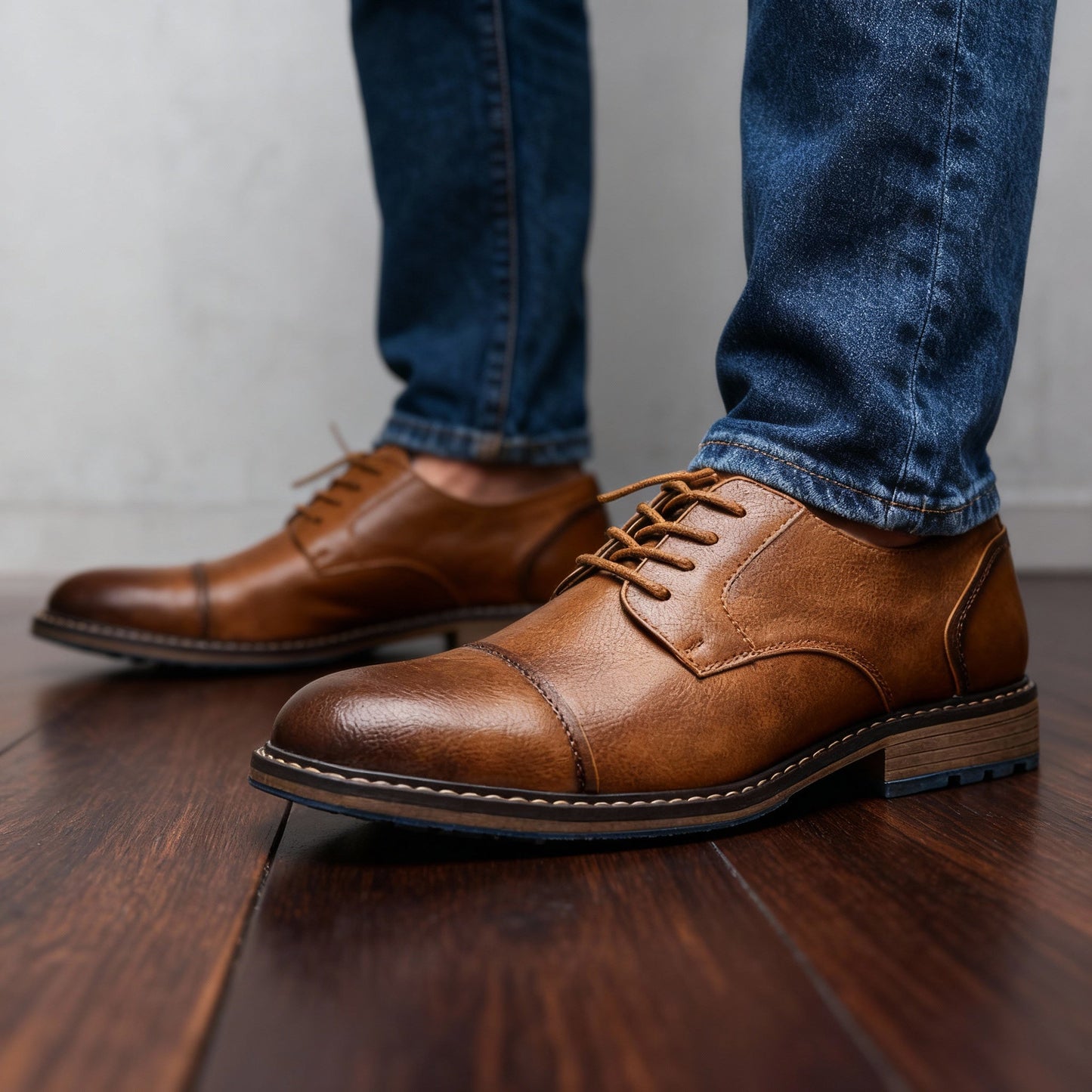 The Bloomsbury™ – Grained Leather Derbies