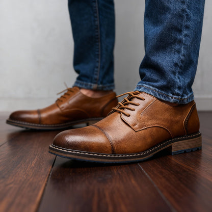 The Bloomsbury™ – Grained Leather Derbies