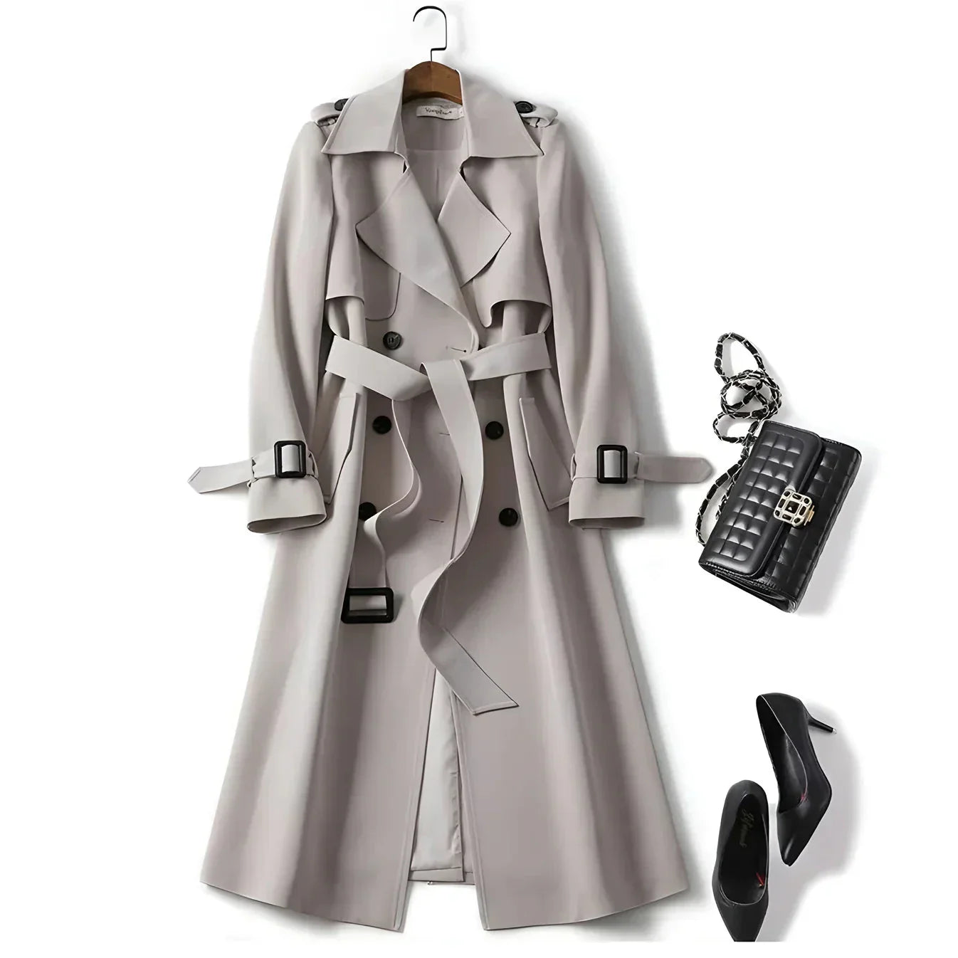 Heritage Check-Lined Trench Coat