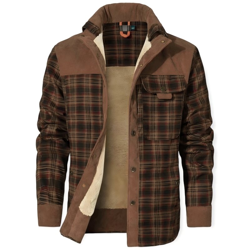 The Ashford – Borg-Lined Check Shacket