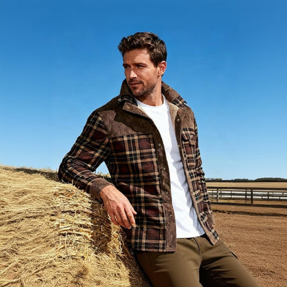 The Ashford – Borg-Lined Check Shacket