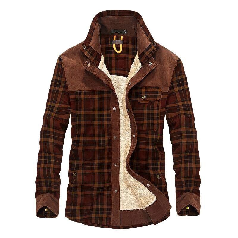 The Ashford – Borg-Lined Check Shacket