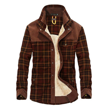 The Ashford – Borg-Lined Check Shacket