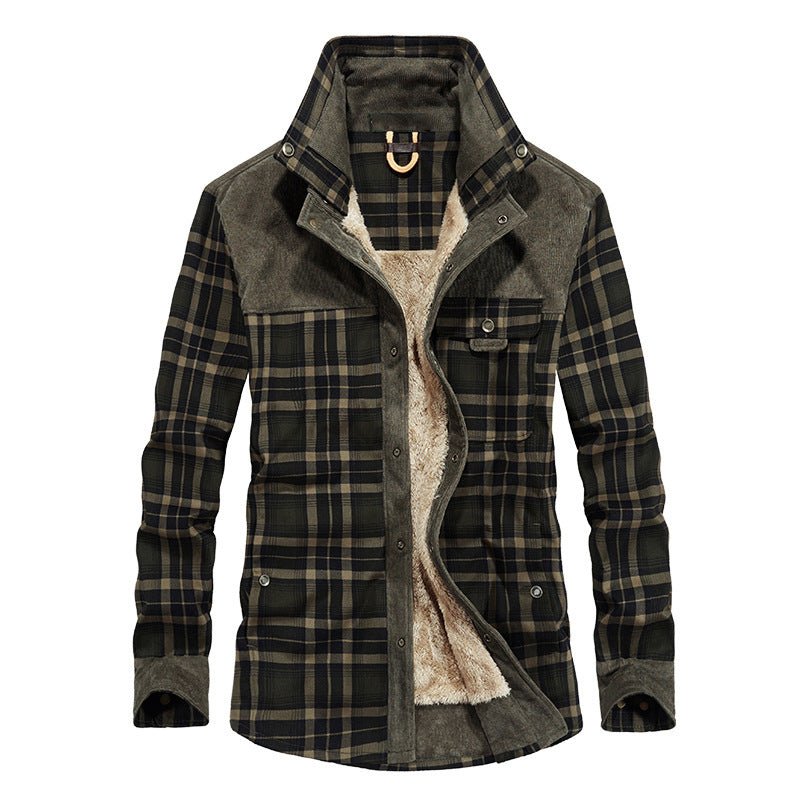The Ashford – Borg-Lined Check Shacket