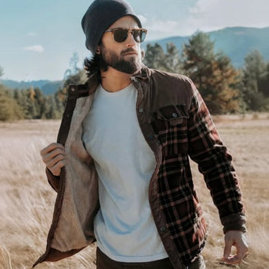 The Ashford – Borg-Lined Check Shacket