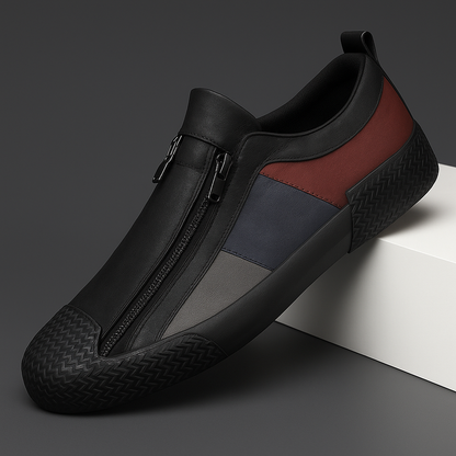 The Giverny – Artistic Floral Leather Trainers