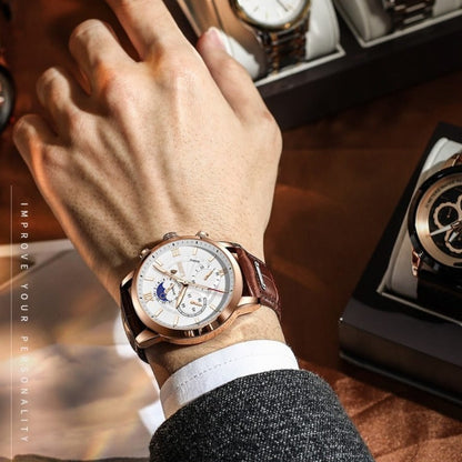 Windsor Vale™ Moonphase Chronograph Watch