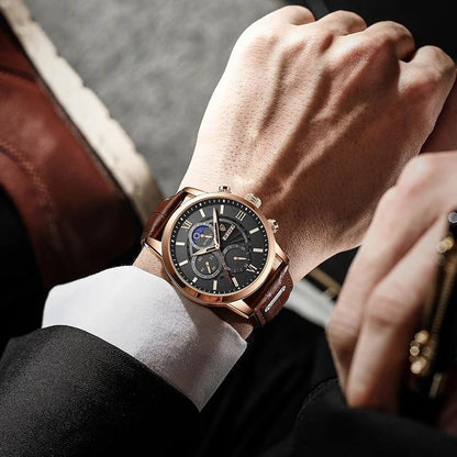 Windsor Vale™ Moonphase Chronograph Watch