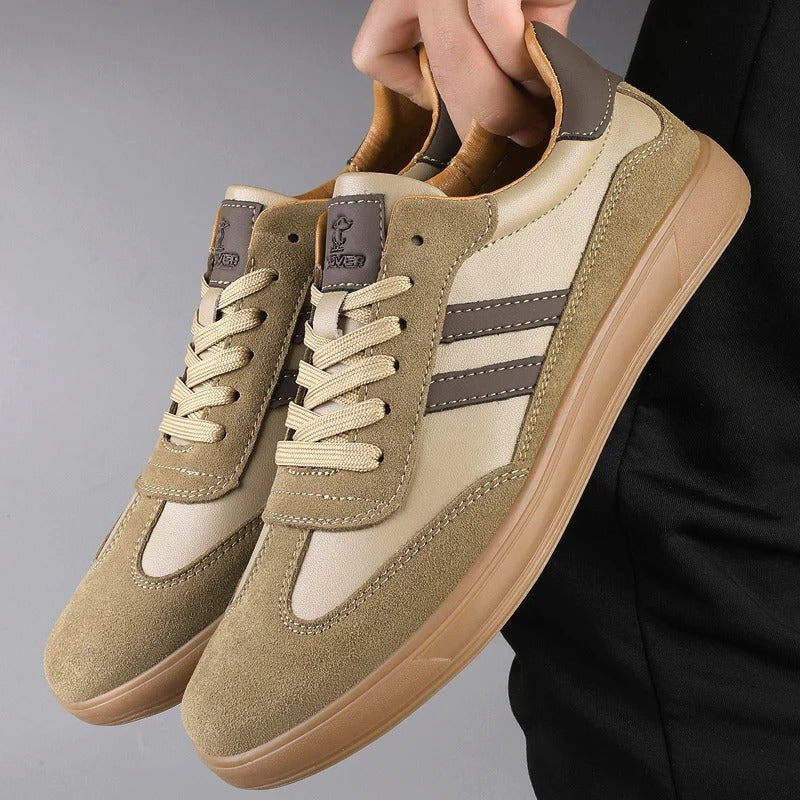 The Camden™ – Retro Suede Court Trainers