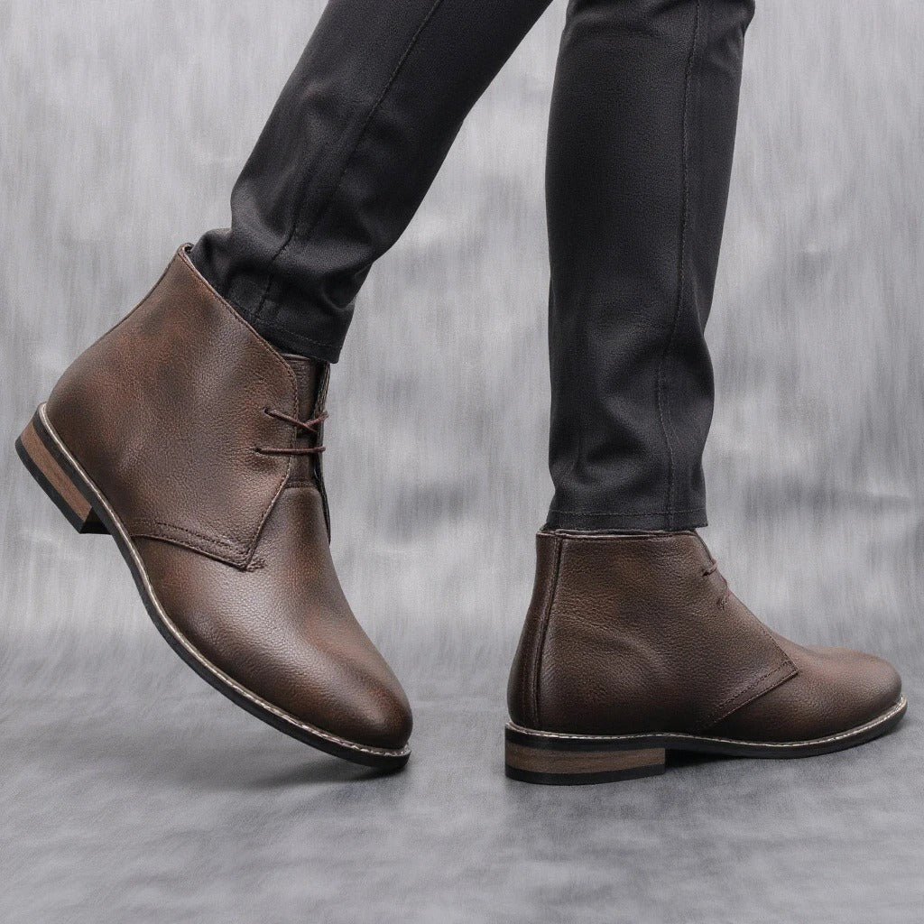 The Marlow™ – Heritage Leather Chukkas