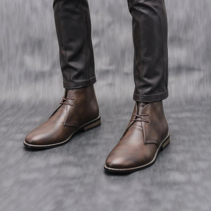 The Marlow™ – Heritage Leather Chukkas