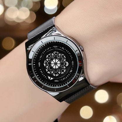 Noir Geometric Timepiece