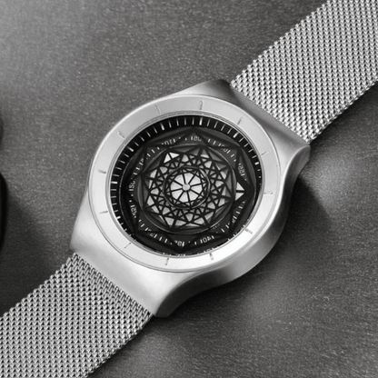 Noir Geometric Timepiece