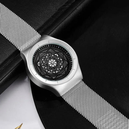 Noir Geometric Timepiece