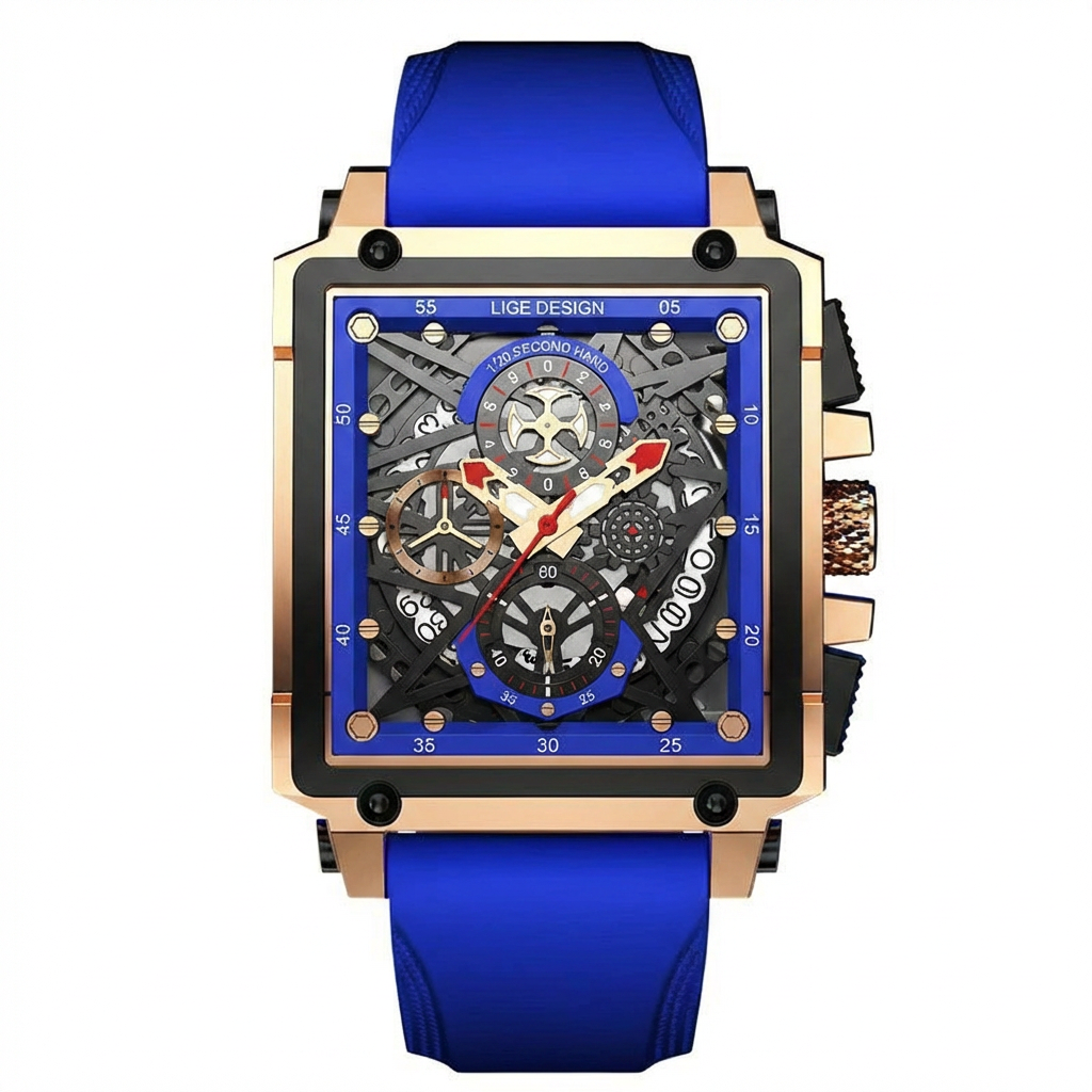 Delta Rectangular Chronograph