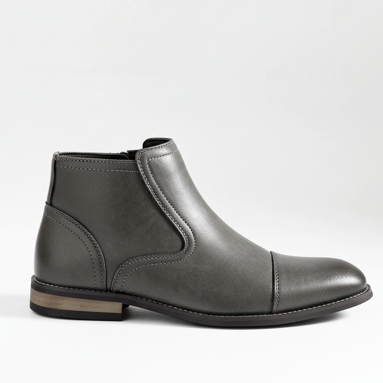 The Marylebone™ – Cap-Toe Zip Boots