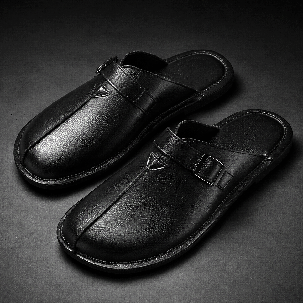 Riccardo™ Leather Mule Loafers