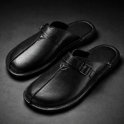 Riccardo™ Leather Mule Loafers