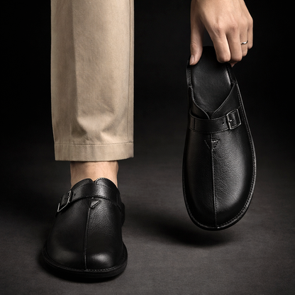 Riccardo™ Leather Mule Loafers