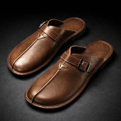 Riccardo™ Leather Mule Loafers