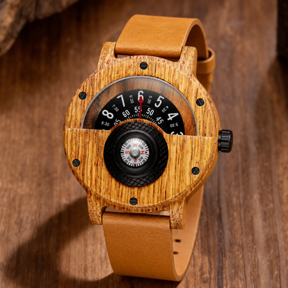 Helvani Walnut & Bamboo Watch