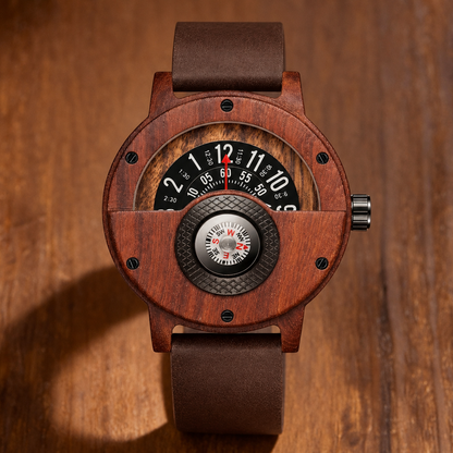 Helvani Walnut & Bamboo Watch