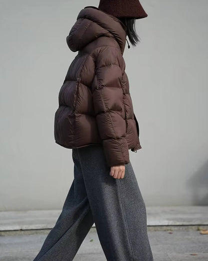 The Dalston™ – Hooded Cropped Puffer