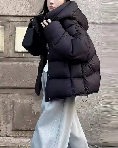 The Dalston™ – Hooded Cropped Puffer