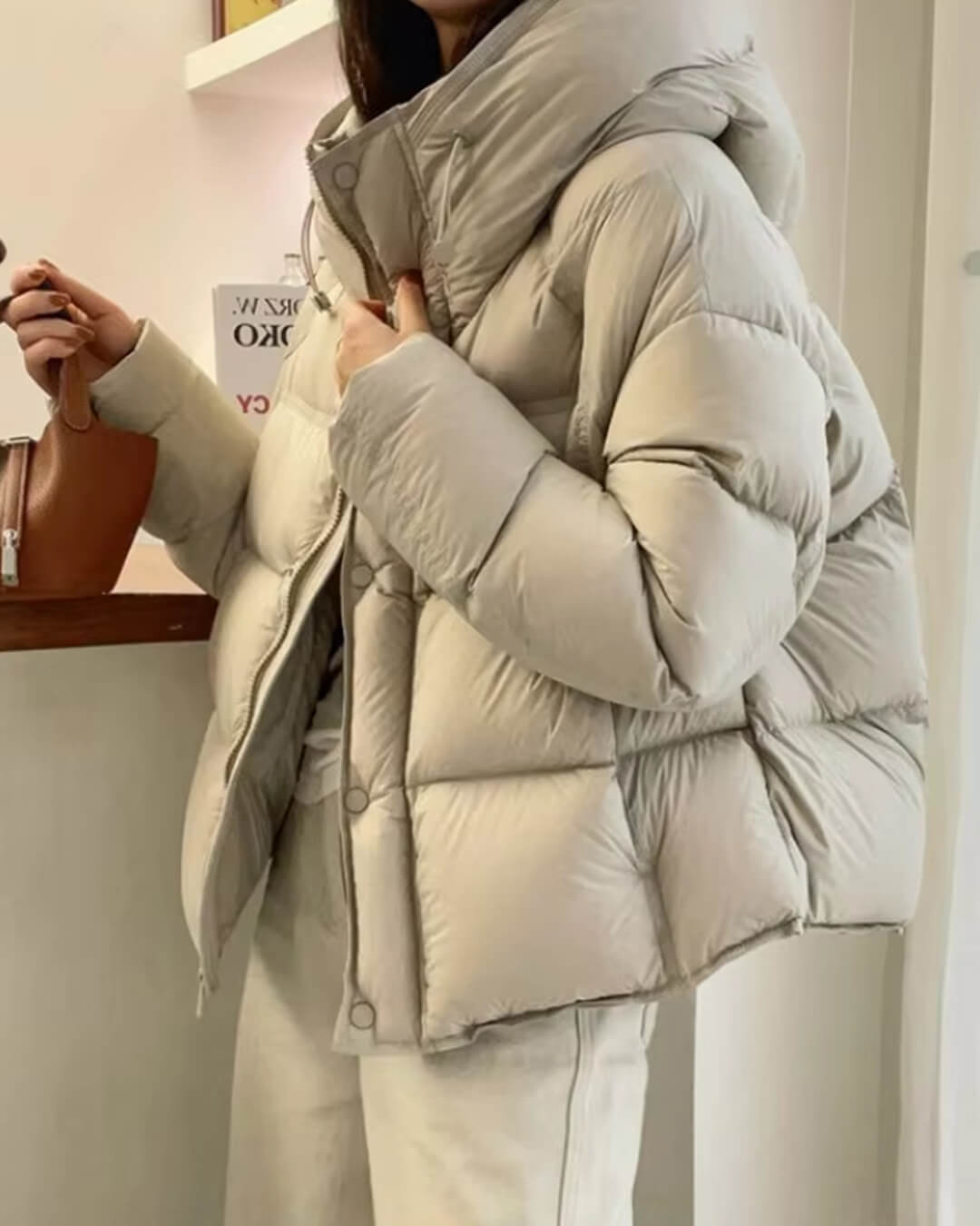 The Dalston™ – Hooded Cropped Puffer
