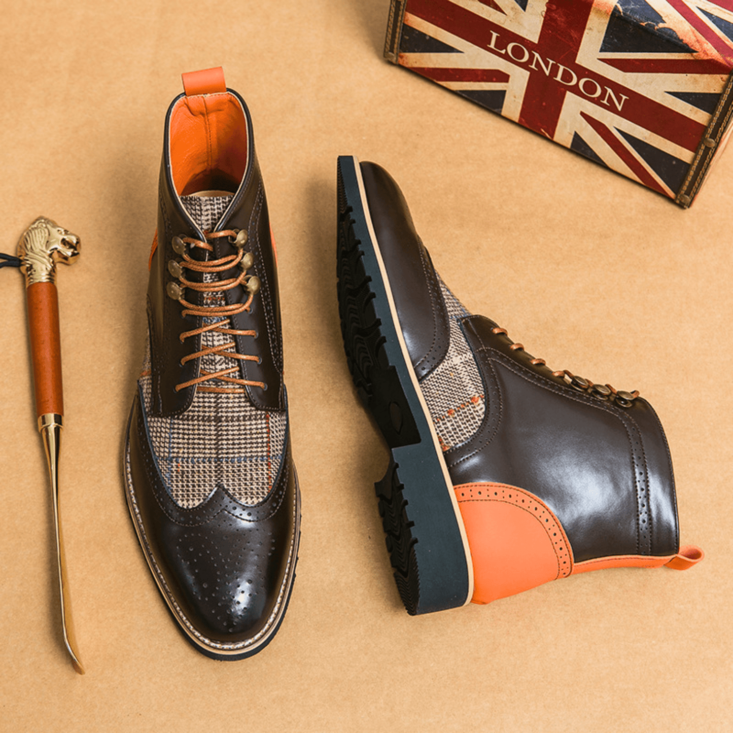 The Mayfair™ – Heritage Wingtip Brogue Boots