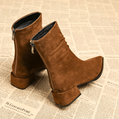 Elayne Suede Ankle Boots