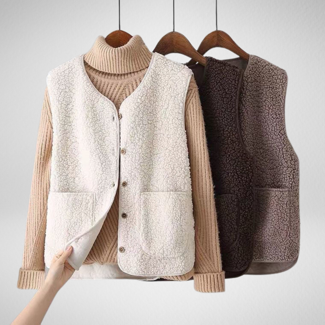 CozyLuxe™ Fleece Button Vest